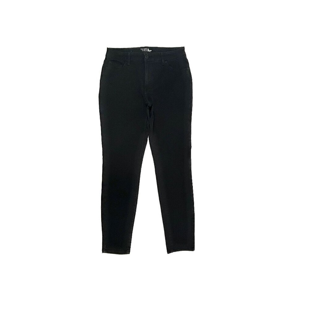 Time And Tru Jeans Women 10 Black High Rise Skinny Denim‎ Classic 9683